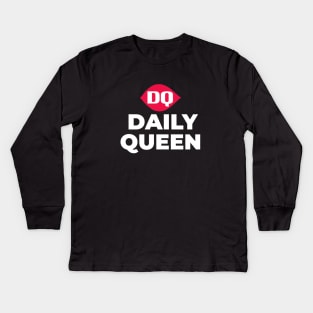 Daily Queen Kids Long Sleeve T-Shirt